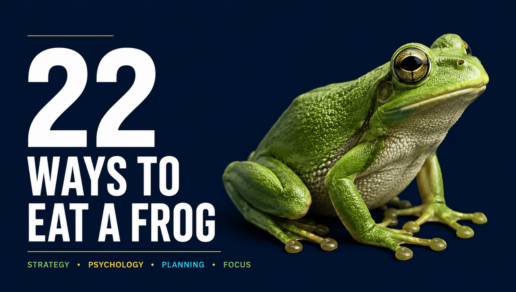 22 Ways to eat a frog image for blog